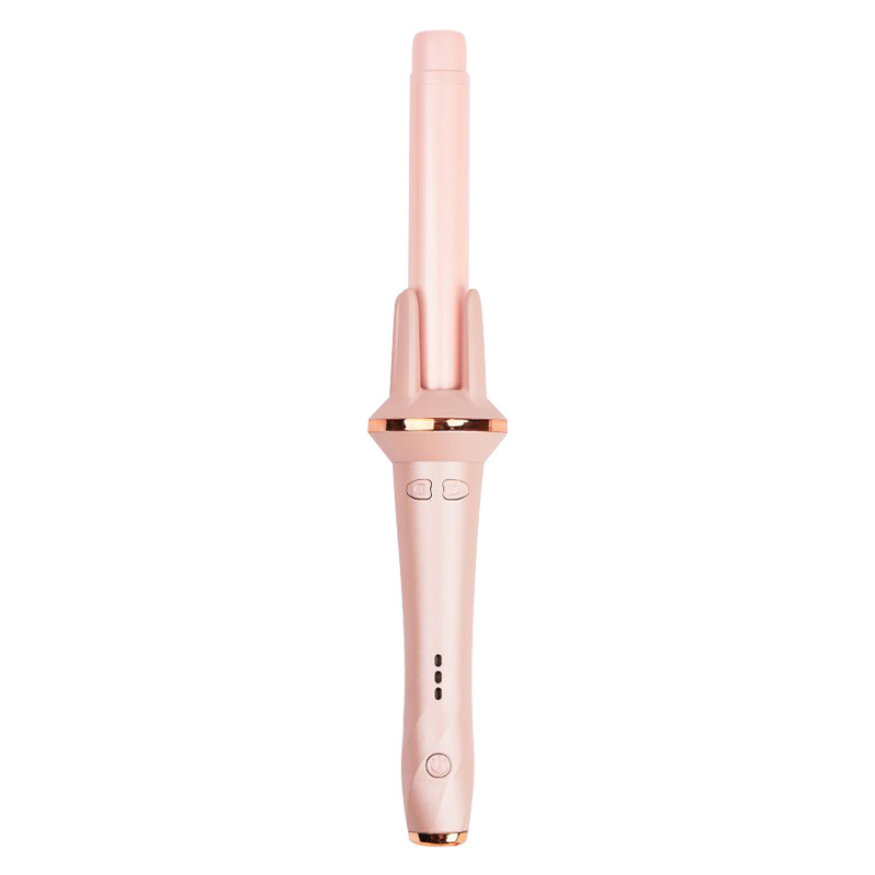 Electric Rotating Non invasive Hair Iron Large Volume Wave Volume Female Pink - Shop at LoveMi