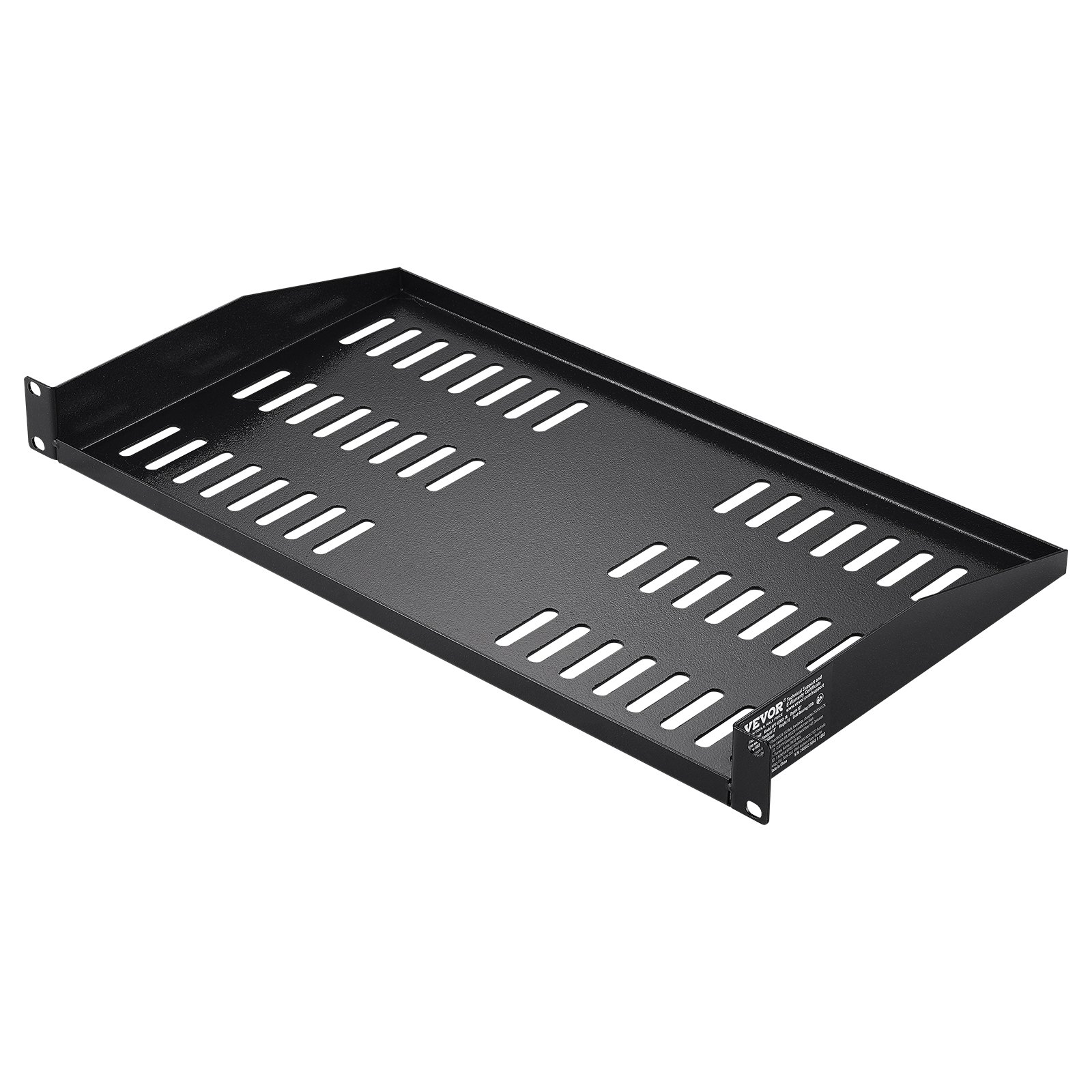 VEVOR 2PCS 1U Server Rack Shelf Depth Vented Rack Mount Shelf Tray image 7