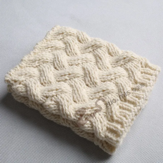 Boots Cover Short Thick Needle Thickened Bamboo Woven Wool Socks White - Shop at LoveMi
