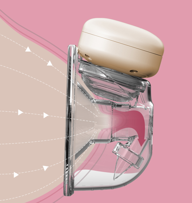 Wearable Electric Breast Pump Wireless Hands-free Vigorously Silent And Portable — view 5