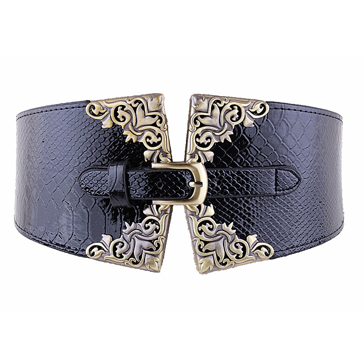 Title 6, European and American wild elastic wide belt