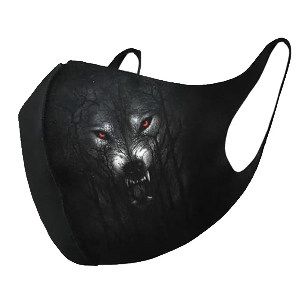 Summer Thin Dustproof Fashion Printing Black Ice