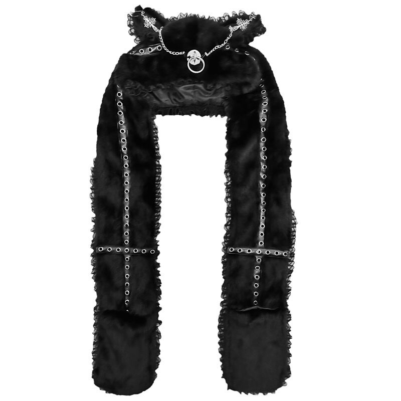 Women's Cat Ear Hat Christmas Scarf Hat All-in-one Headdress