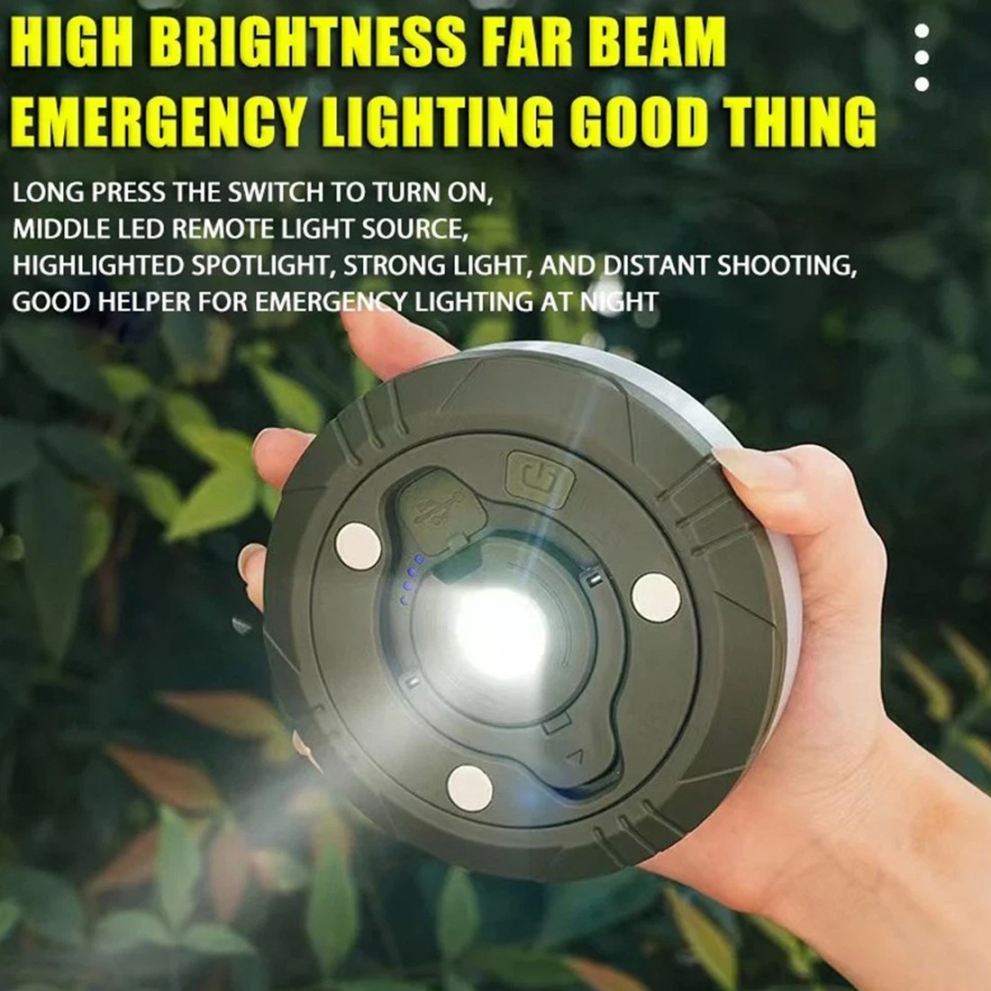 2PCS 10M Portable Camping String Lights Outdoor Waterproof Stowable Light — image 7