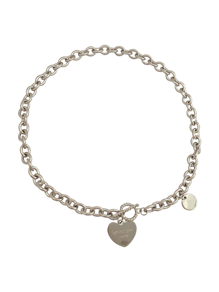 Titanium Steel Love Necklace Female Summer Cool Tide