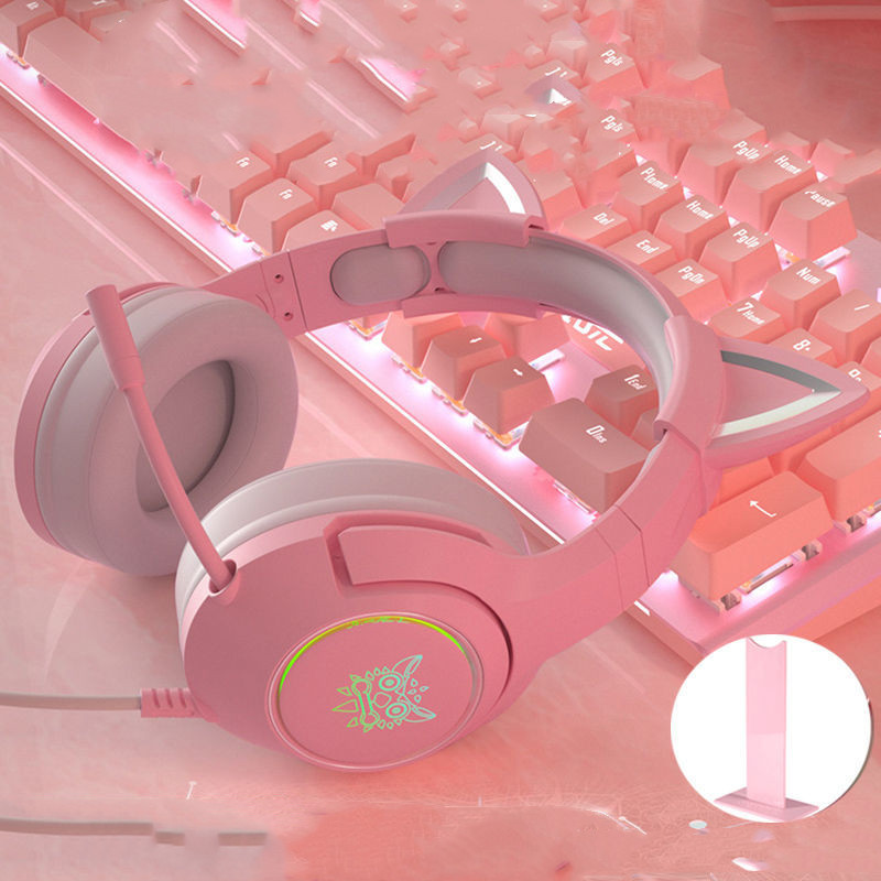 Women's Head-worn Wired Headphones With Microphone - Image 3