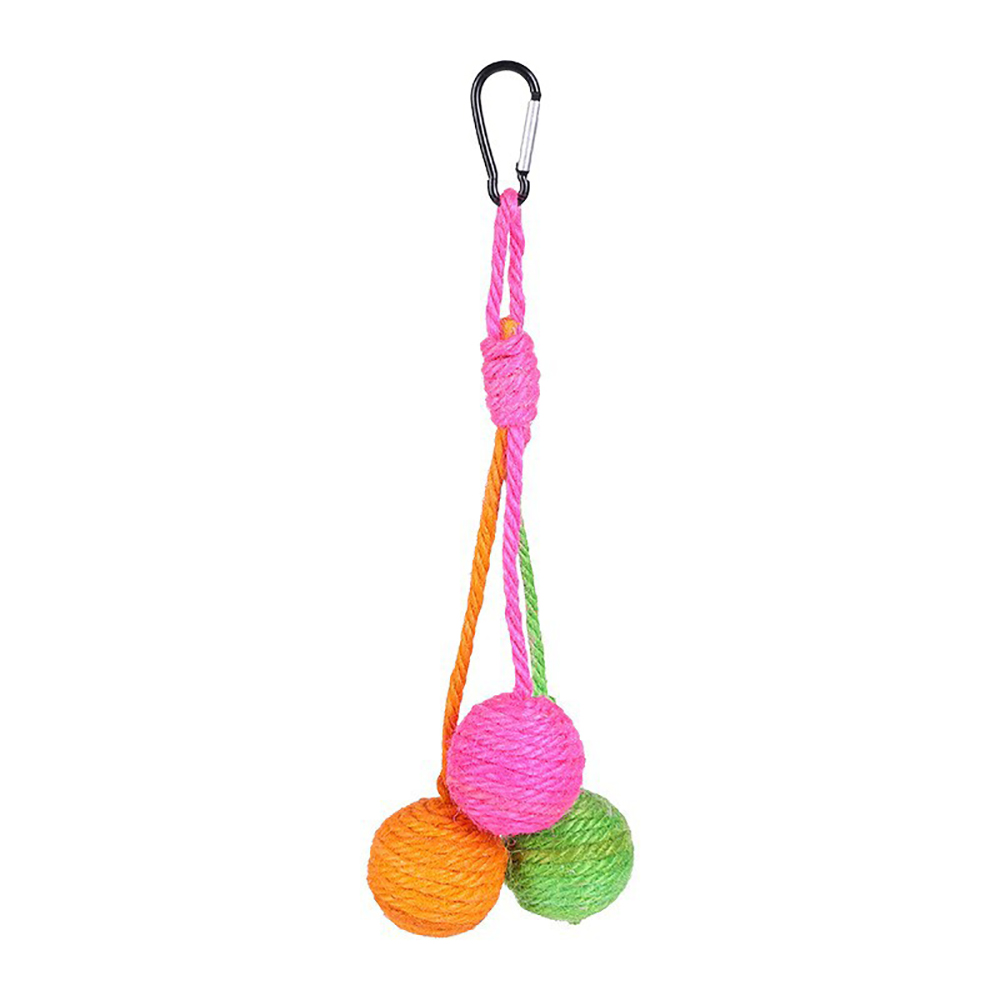 Cat Scratcher Ball Chewable Sisal Rope Toy Rolling Scratch Indoor Kittens Puppy Pet