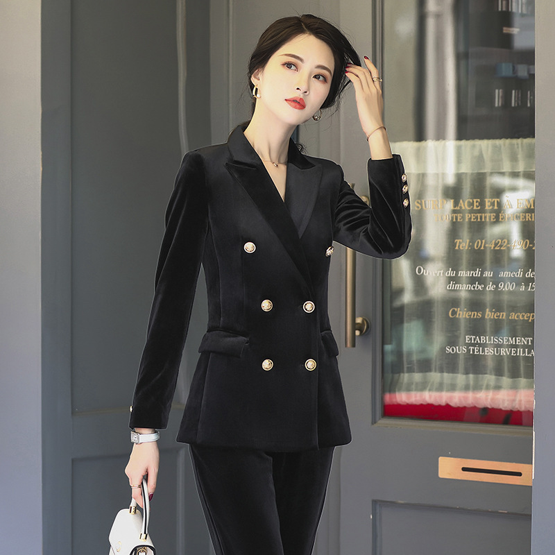 Fashion Suit  Temperament Jacket Formal Wear Women's Overalls