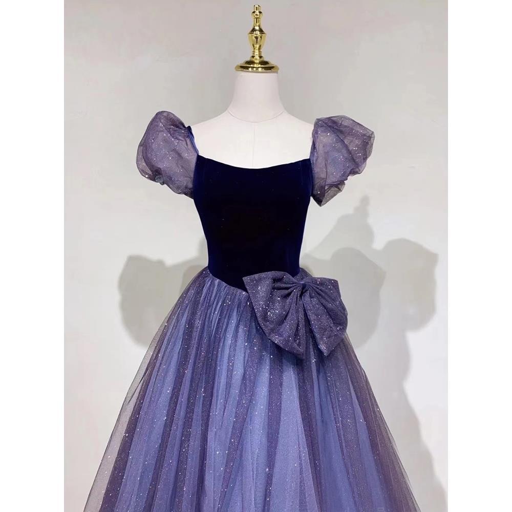 Evening Dresses For Banquets With Light Luxury Temperament Purple - Shop at LoveMi