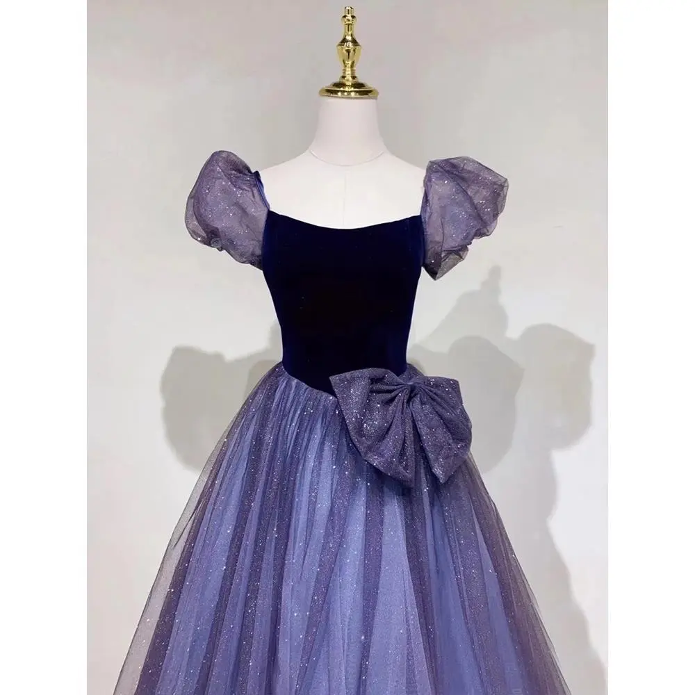 Evening Dresses For Banquets With Light Luxury Temperament - Purple
