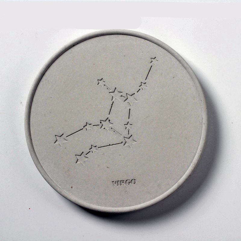 Title 6, Fair-faced Concrete Round Constellation Coaster...