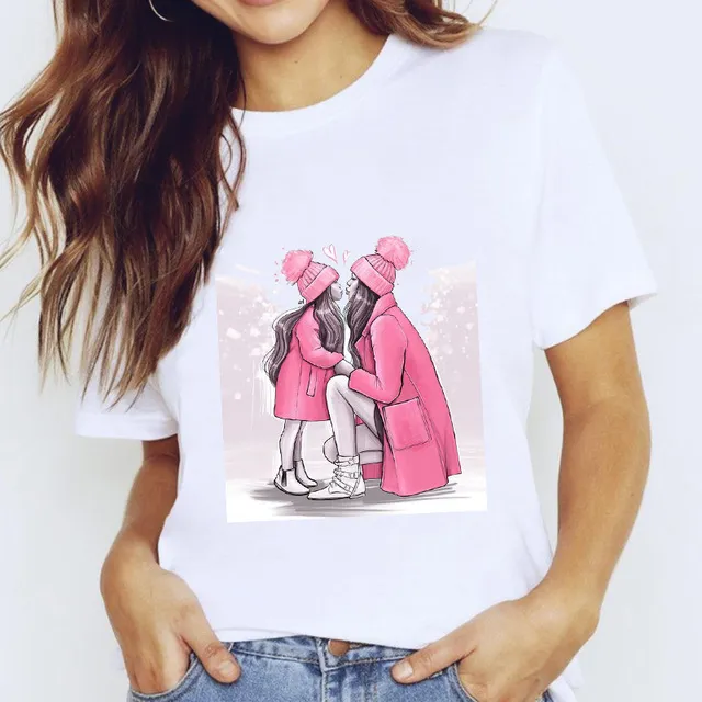 Mother And Daughter Parent child Wear Summer Short Sleeves 6 Style - Shop at LoveMi