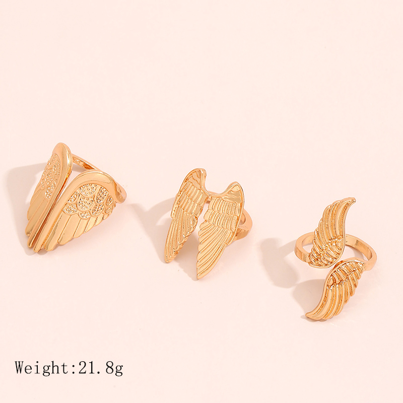 Simple Multi-layer Flat Snake Chain Electroplated Rhinestone Ring