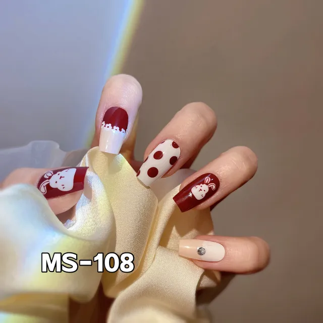 Lasting Semi cured Gel Nail Sticker Lamp Gel Nail Wraps No Bake 7 Style - Shop at LoveMi