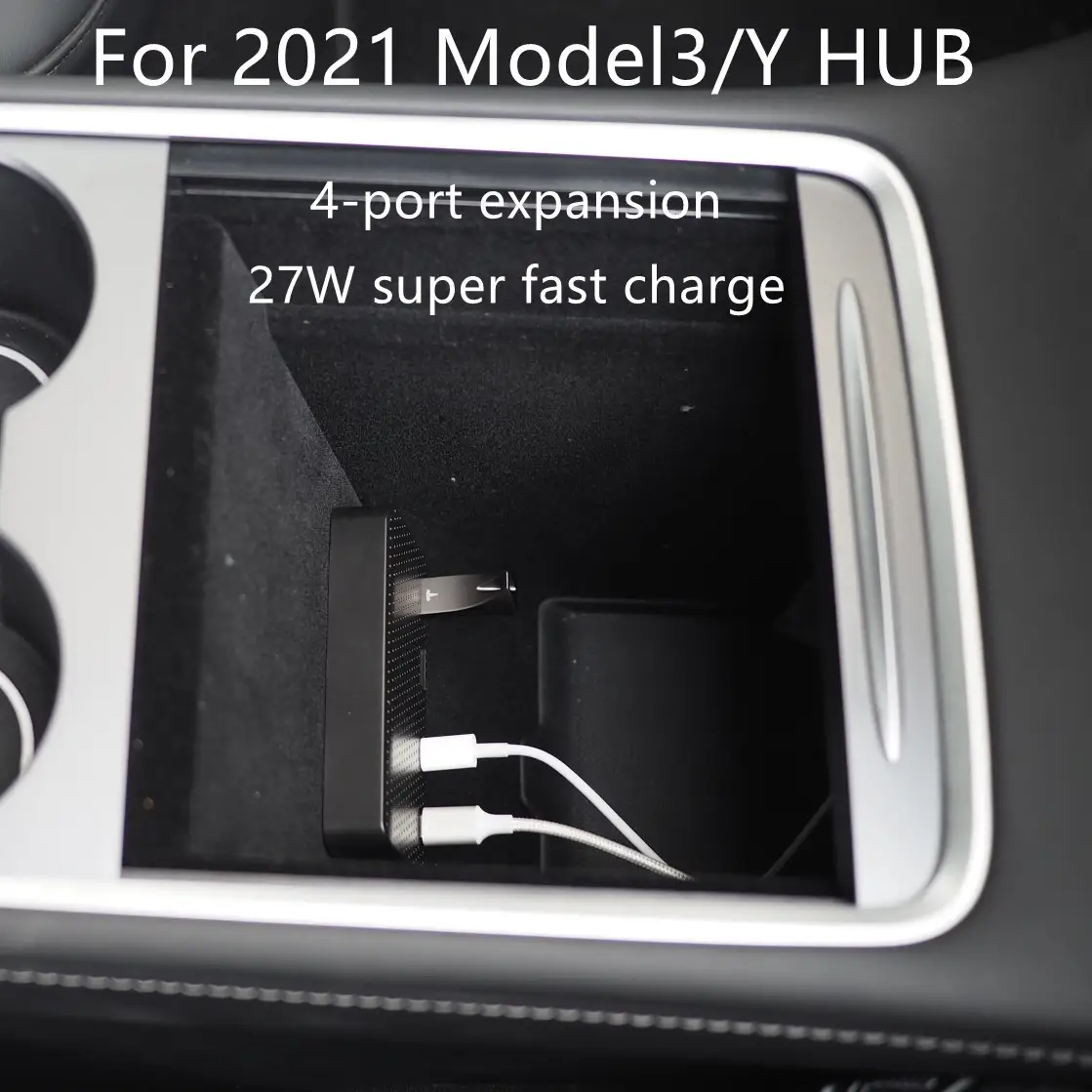 Accessories USB Extension HUB Hub Hidden Storage Compartment