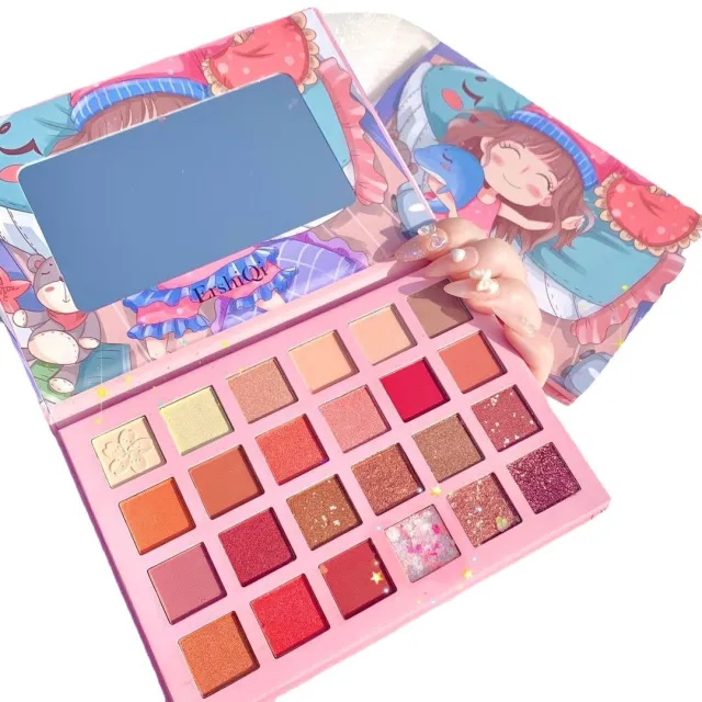 Favorite Girl 24 Color Eyeshadow Palette Glitter Sequins 1Pc - Shop at LoveMi