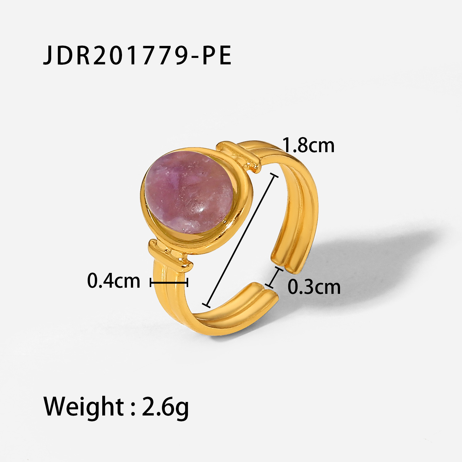 Title 5, Womens New Fashion Gem Ring, a stunning access...