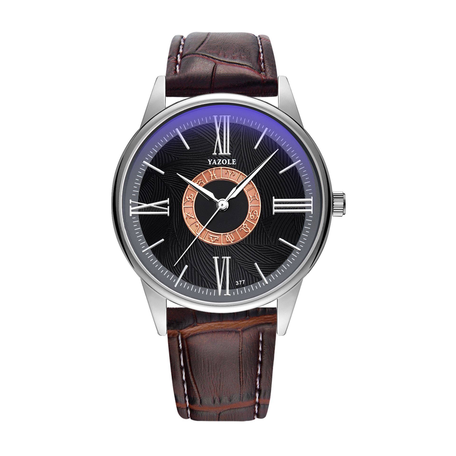 Silver Business Watch Men's Casual Constellation Design Quartz Men's Watch