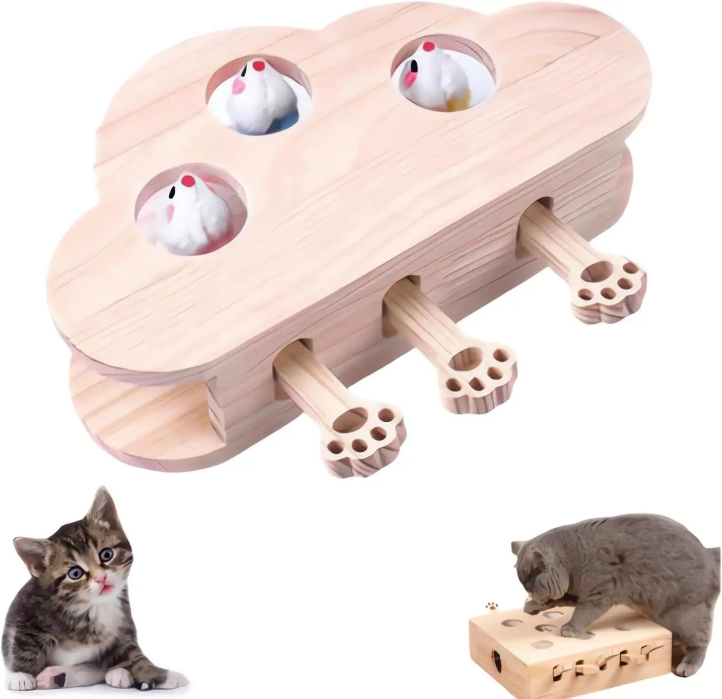 Cat Scratcher And Toy, Pop Up Cardboard
