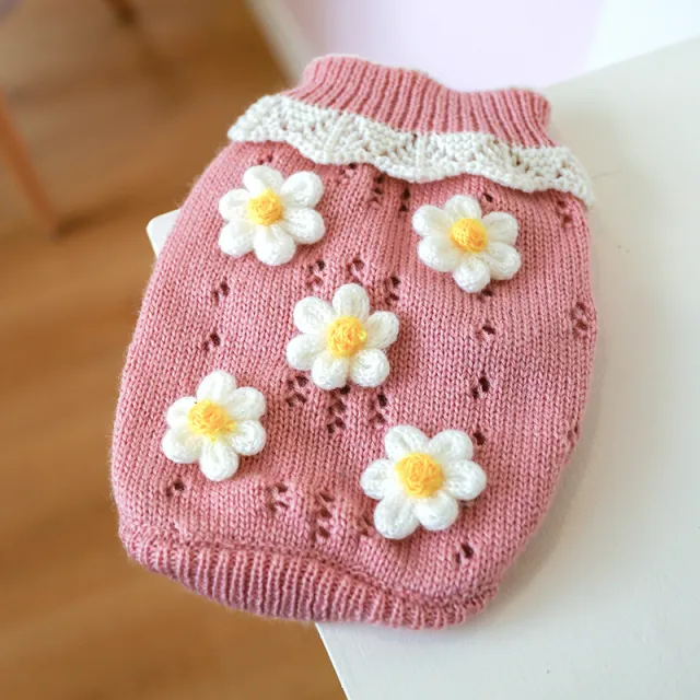 Pet Cats And Dogs Keep Warm And Comfortable Sweater Pink - Shop at LoveMi