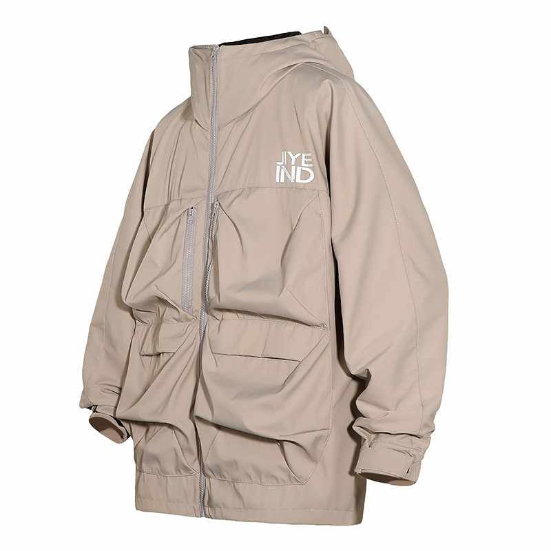 Men's Loose Casual Multi-pocket Coat