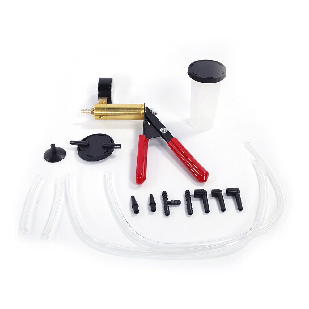 Hand-Held Brake Bleeder Tester Set Car Motorbike Bleeding Vacuum Bleed Tool