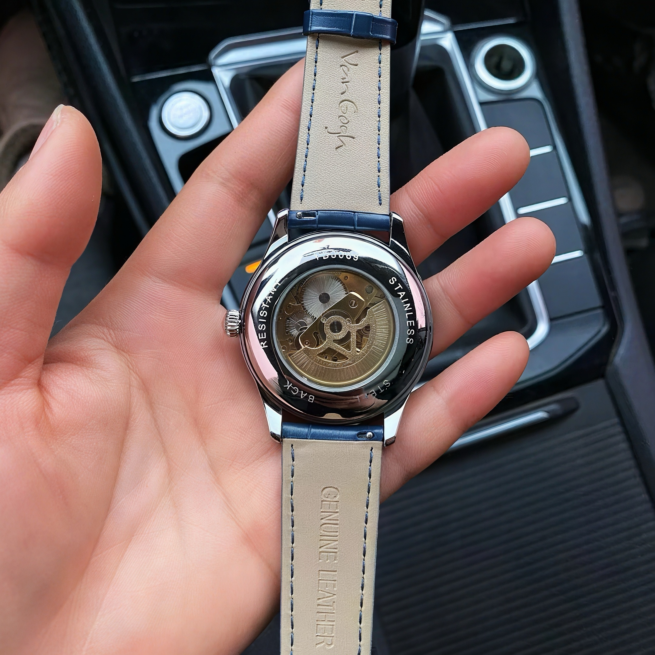 VanGogh Men's Geneva Series Art Automatic Mechanical Watch 4