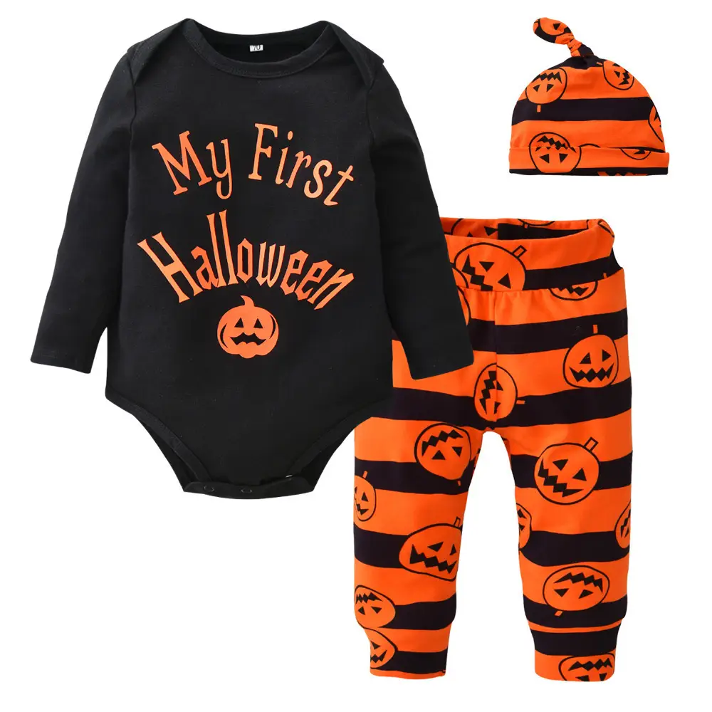 Halloween Children's Three-piece Cotton Alphabet Set