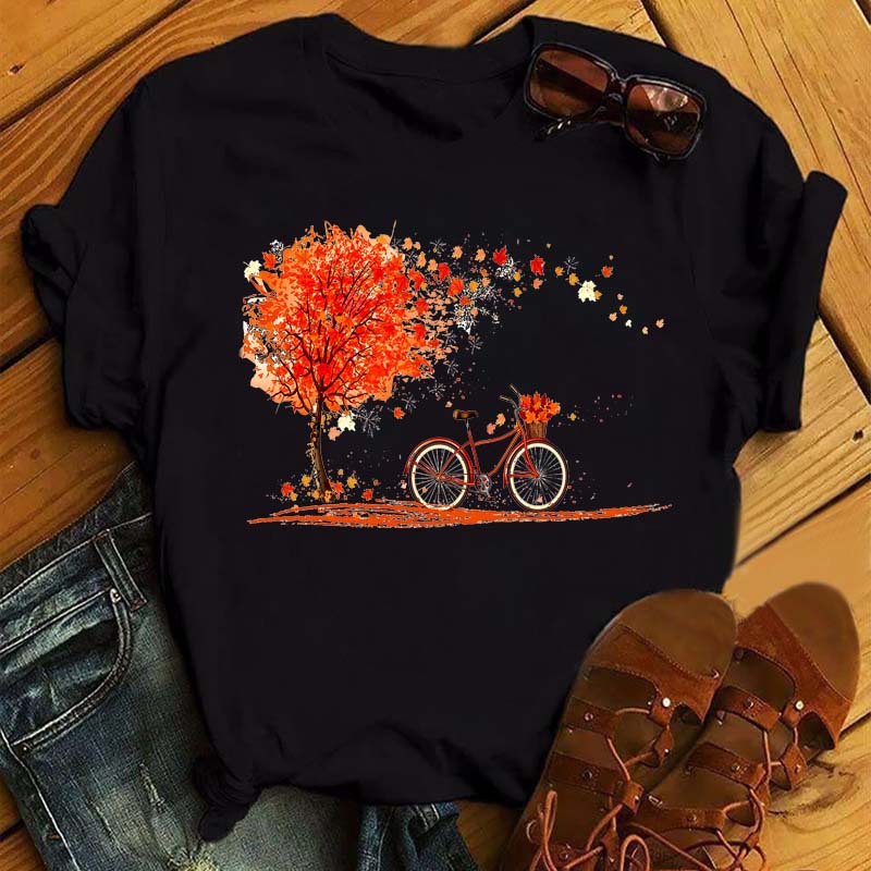 Title 14, Summer New Fashion Red Love Bicycle Printing La...