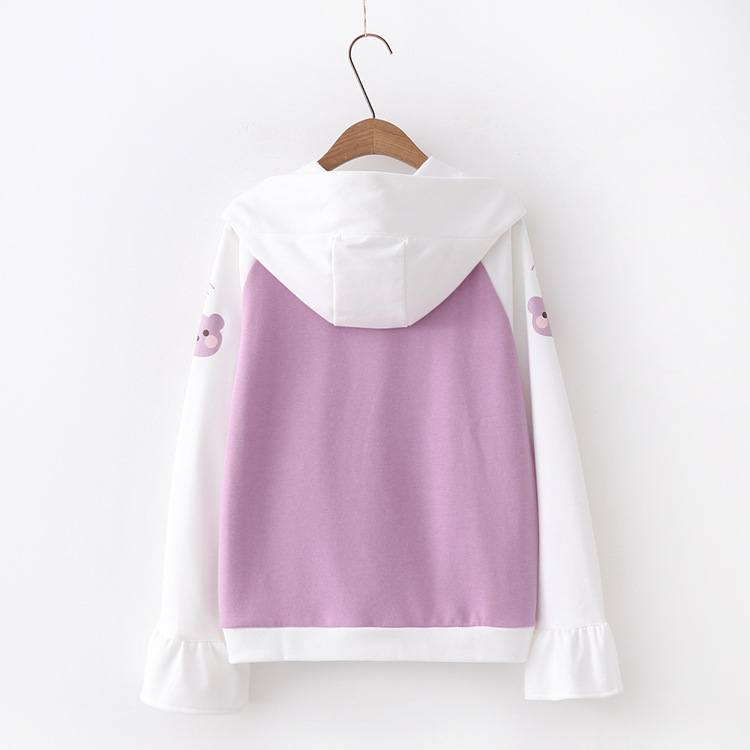 Title 12, Cartoon color matching hoodie