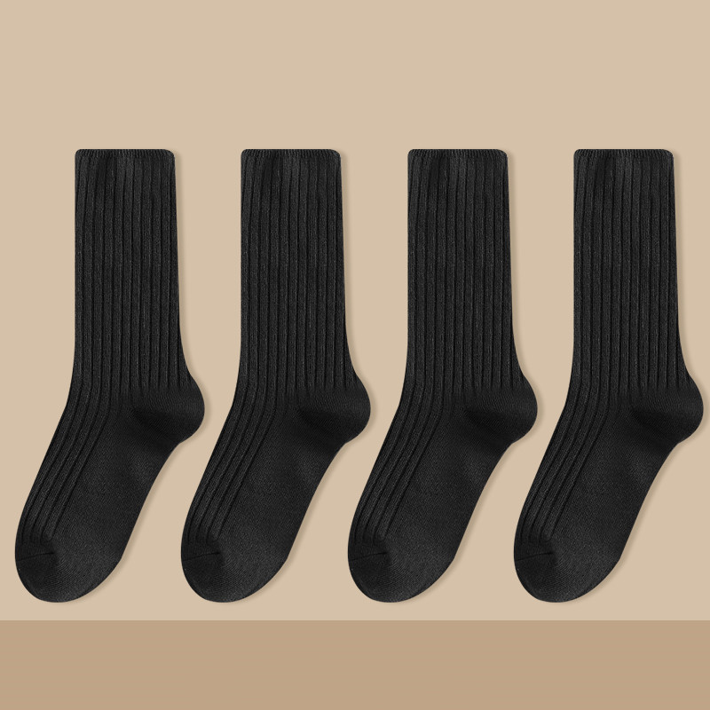Spring And Autumn Japanese Pure Cotton Women's Tube Socks