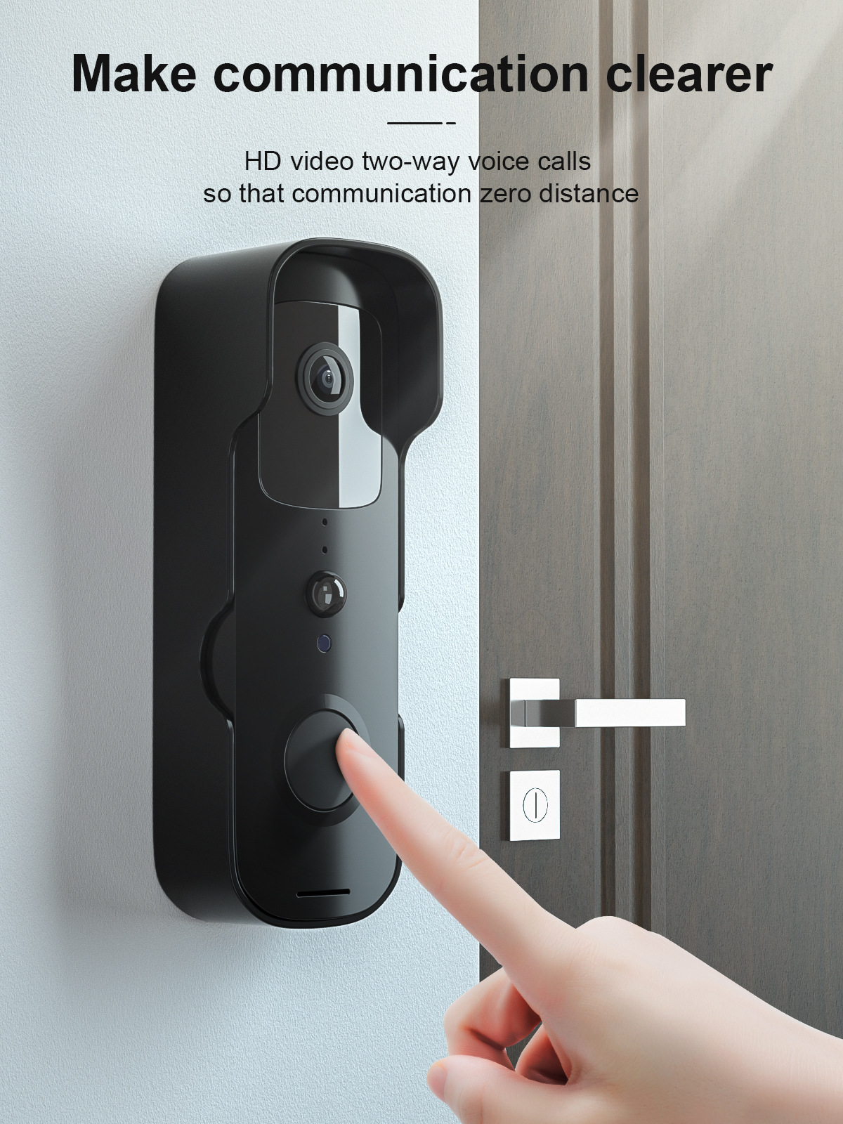 Video Doorbell Intercom Mobile Phone Monitoring Wifi Doorbell — foto 2
