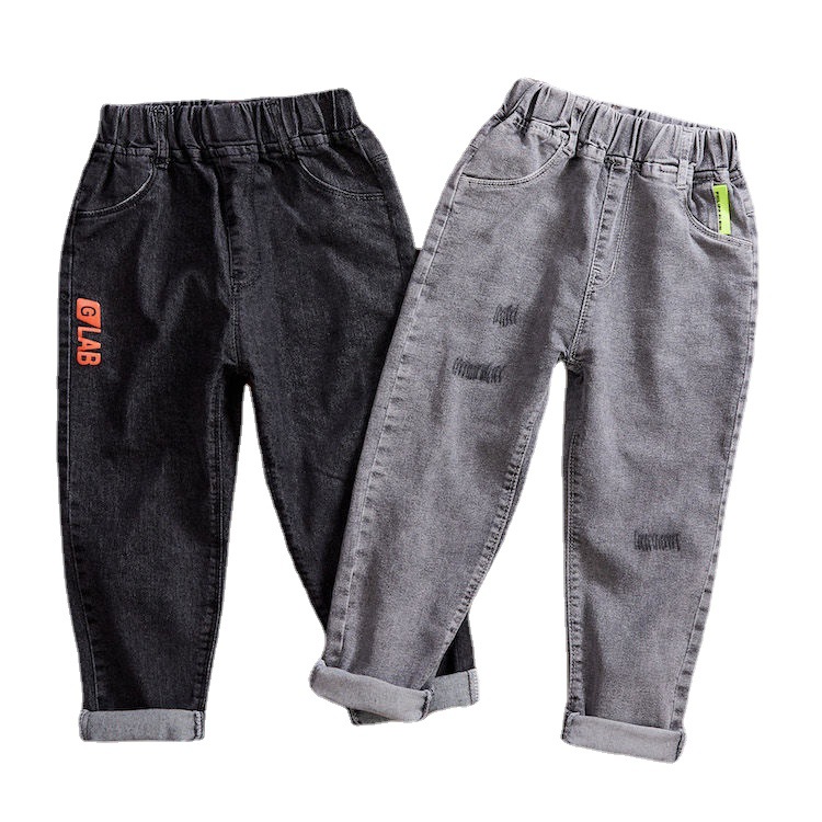 Children's Jeans Thin Loose Trousers — foto 5