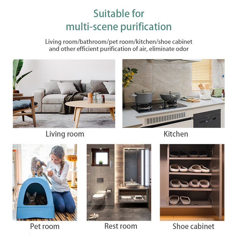 Portable Solar Electric Air Purifier For Sterilization Disinfection  Deodorization  And Formaldehyde Removal — foto 4