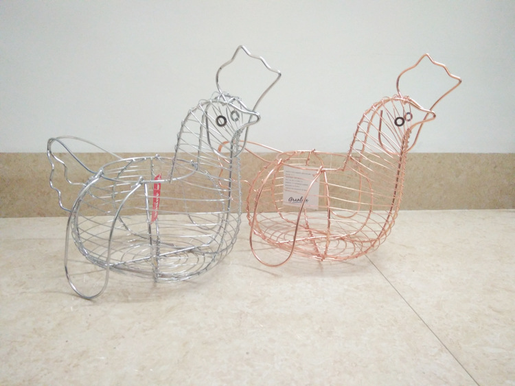 Title 5, New Storage Basket Hen Ornament Wire