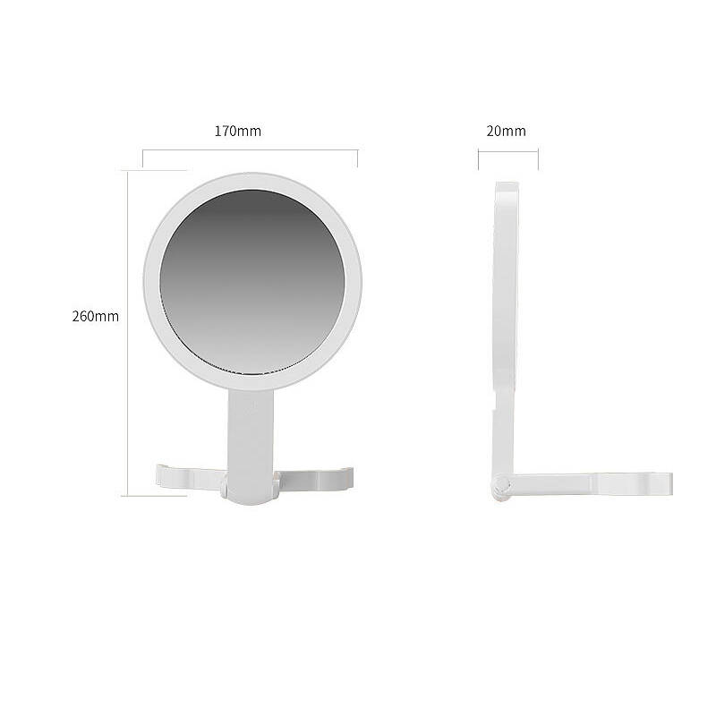 Makeup Mirror With Lights,Dual-Sided Magnifying Mirror With Light, 3 Colour Modes Lighted Makeup Mirror With Magnification, Portable,