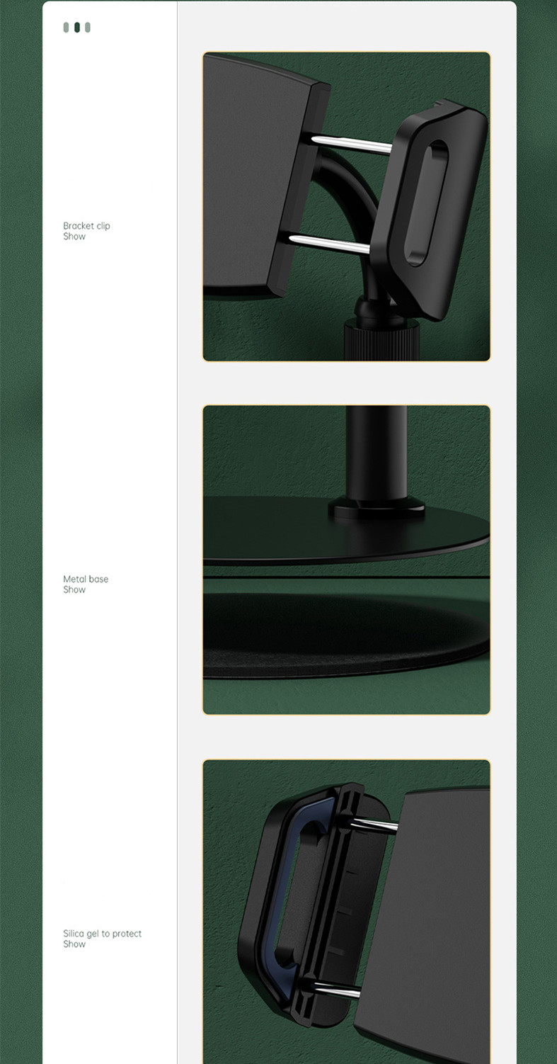 Mobile Phone Disc  Aluminum Alloy Telescopic Bracket