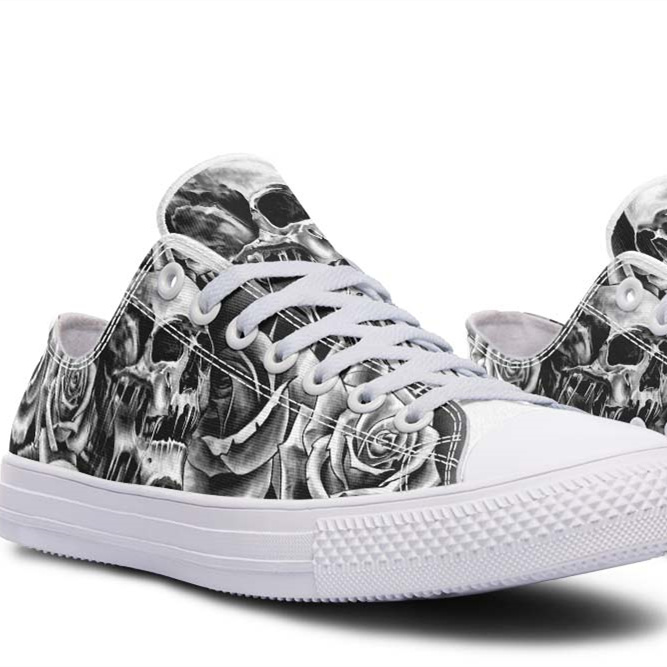 Fashion Printed Couple High Top Canvas Shoes