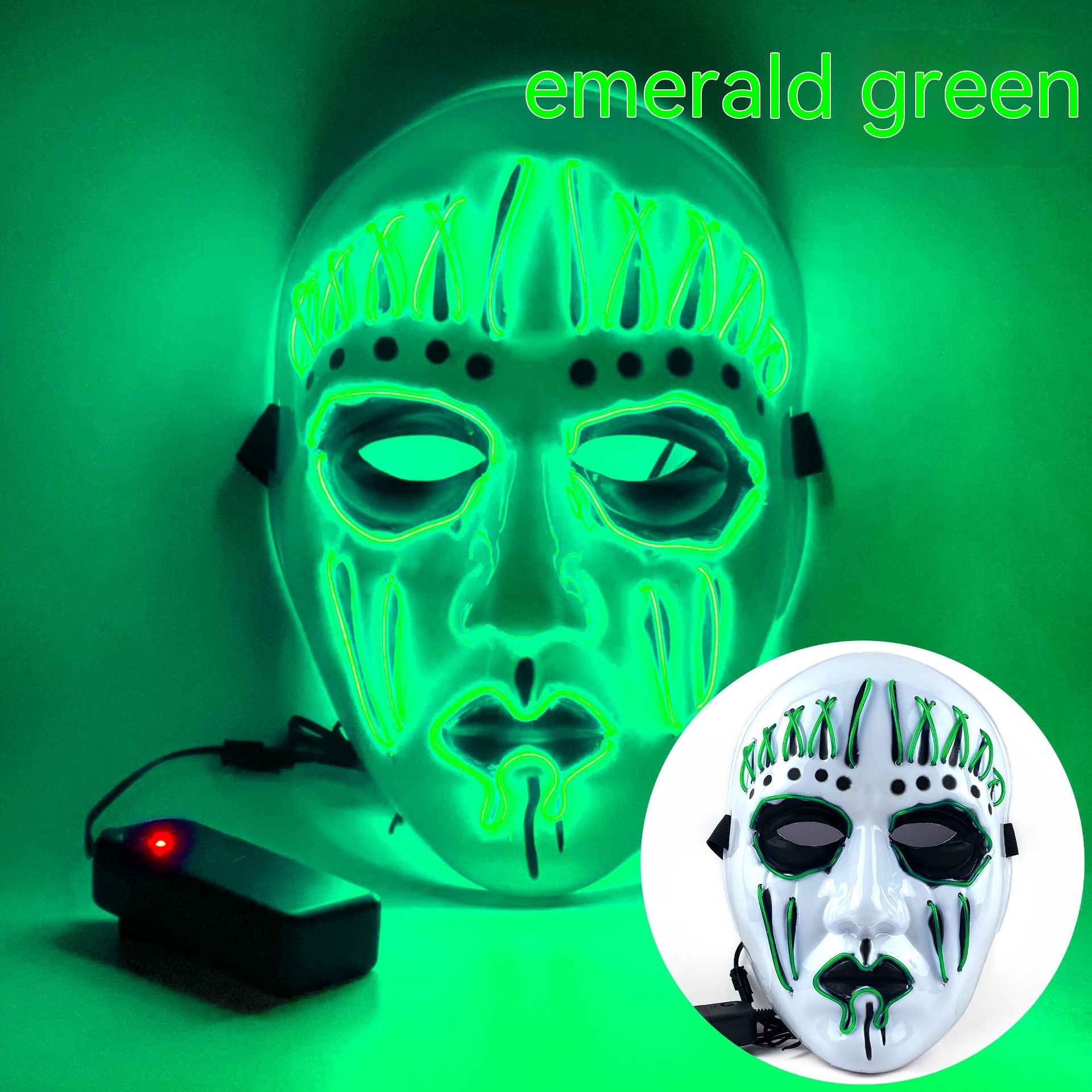 Emerald Green Knot Mask