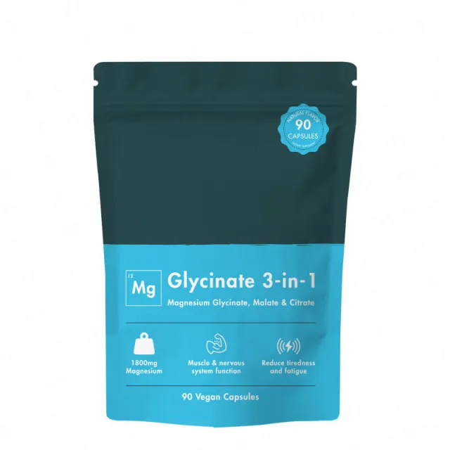 3 in 1 Magnesium Glycinate Capsules Promotes Sleep Mineral Supplement 90 Count 90 Count - Shop at LoveMi