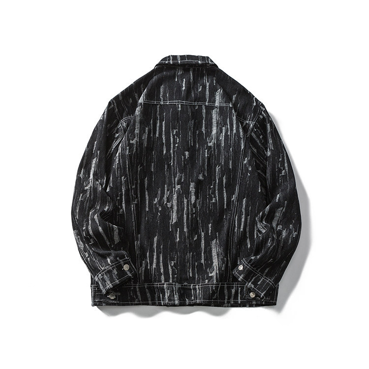 Retro Tooling Loose Trend Oblique Pocket Casual Jacket