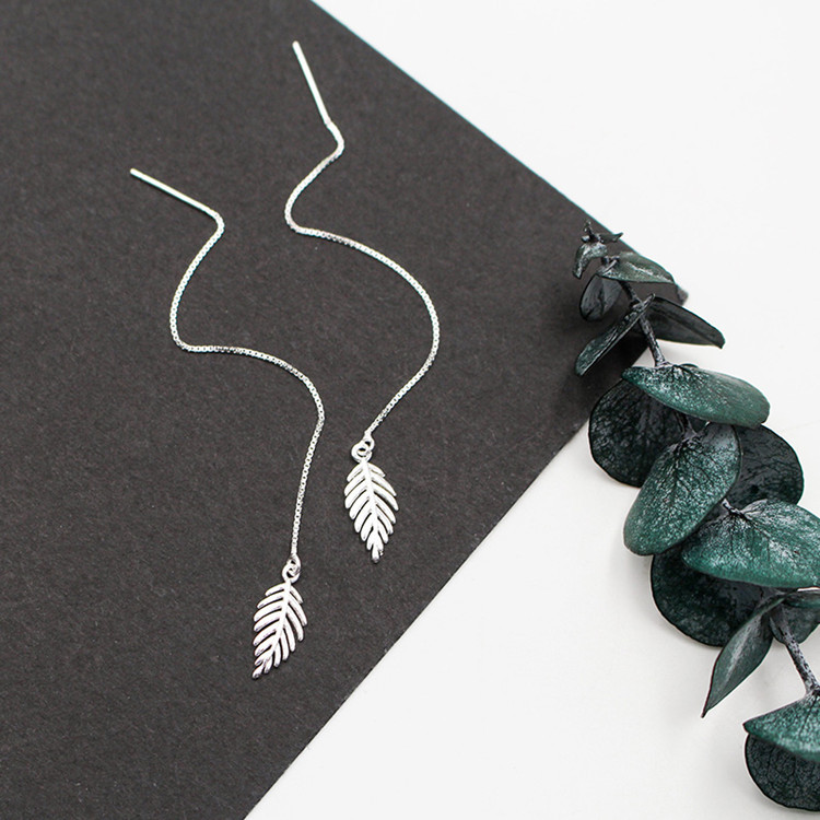 Stud Earrings Senior Long Earrings Ear Lines Wild Simple