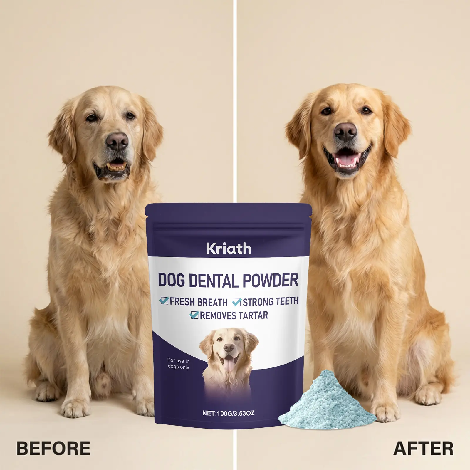 Breath-Freshening Tooth Powder For Dogs