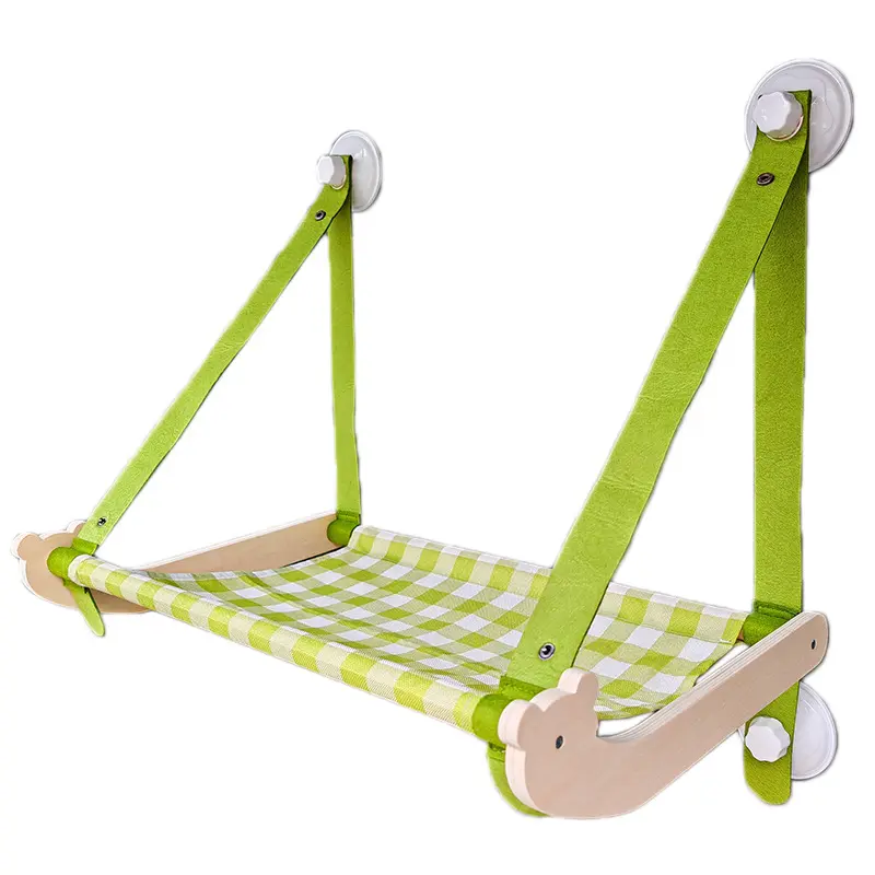 Durable Wooden Cats Hammock Pet Mat Comfortable