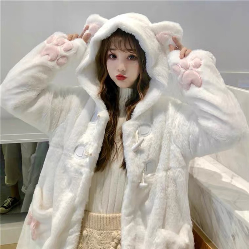 Title 1, Plush coat thickened plus fleece coat women