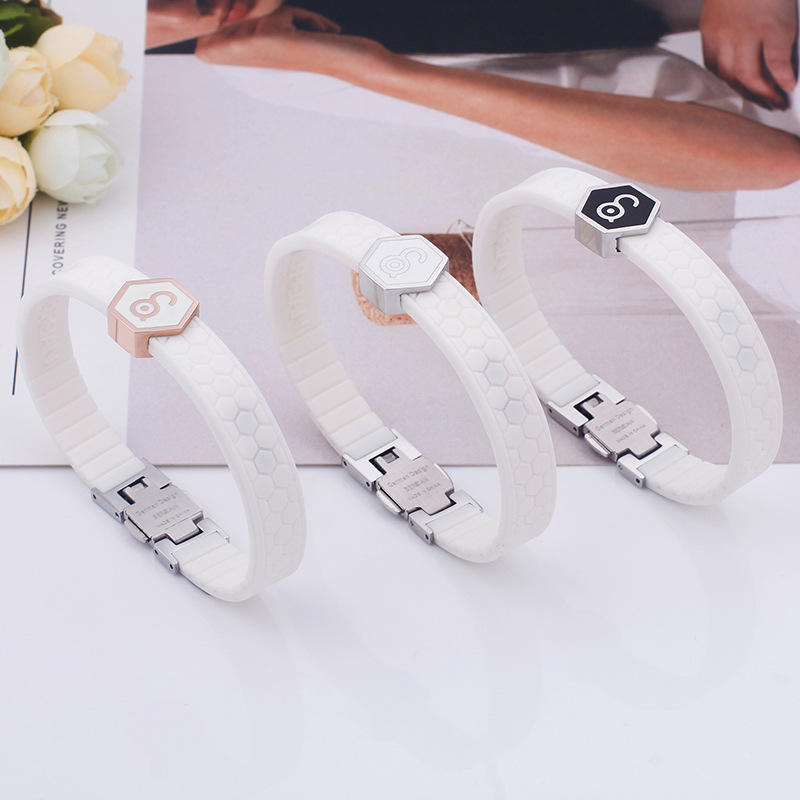 Germanium Stone And Germanium Grain Magnet Two-in-One Bracelet