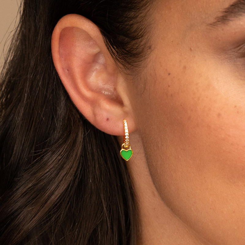 European And American Ins Wind Drop Oil Cartilage Earrings