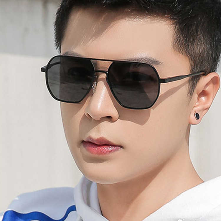 Men’s Double Beam New Sunglasses Anti UV Trend