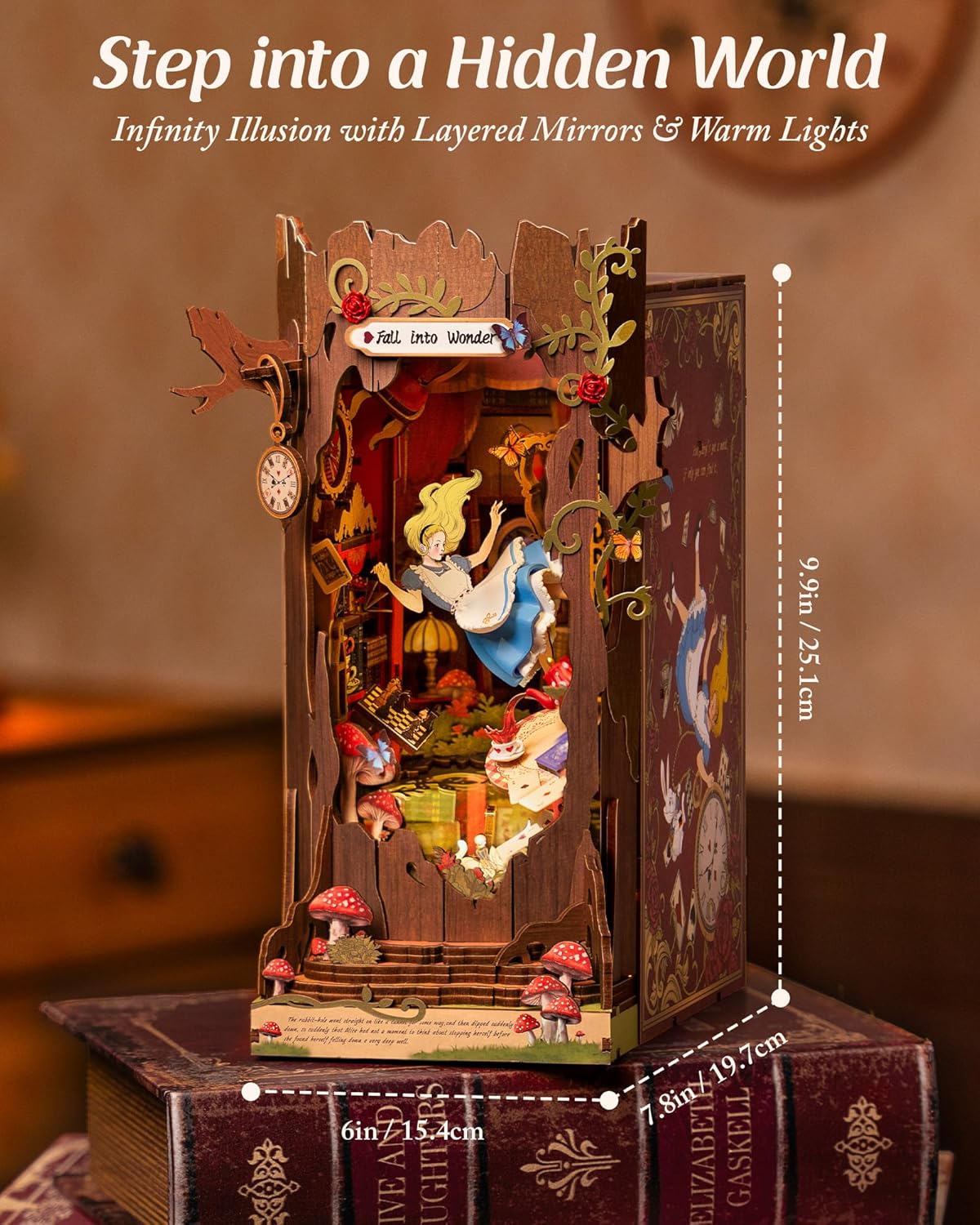 Rolife Tree Hole Wonderland Adventure Book Nook