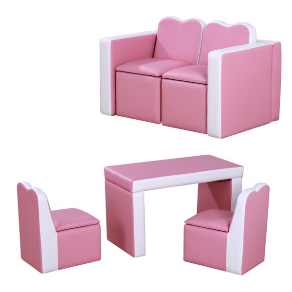 Children's 2-in-1 sofa set